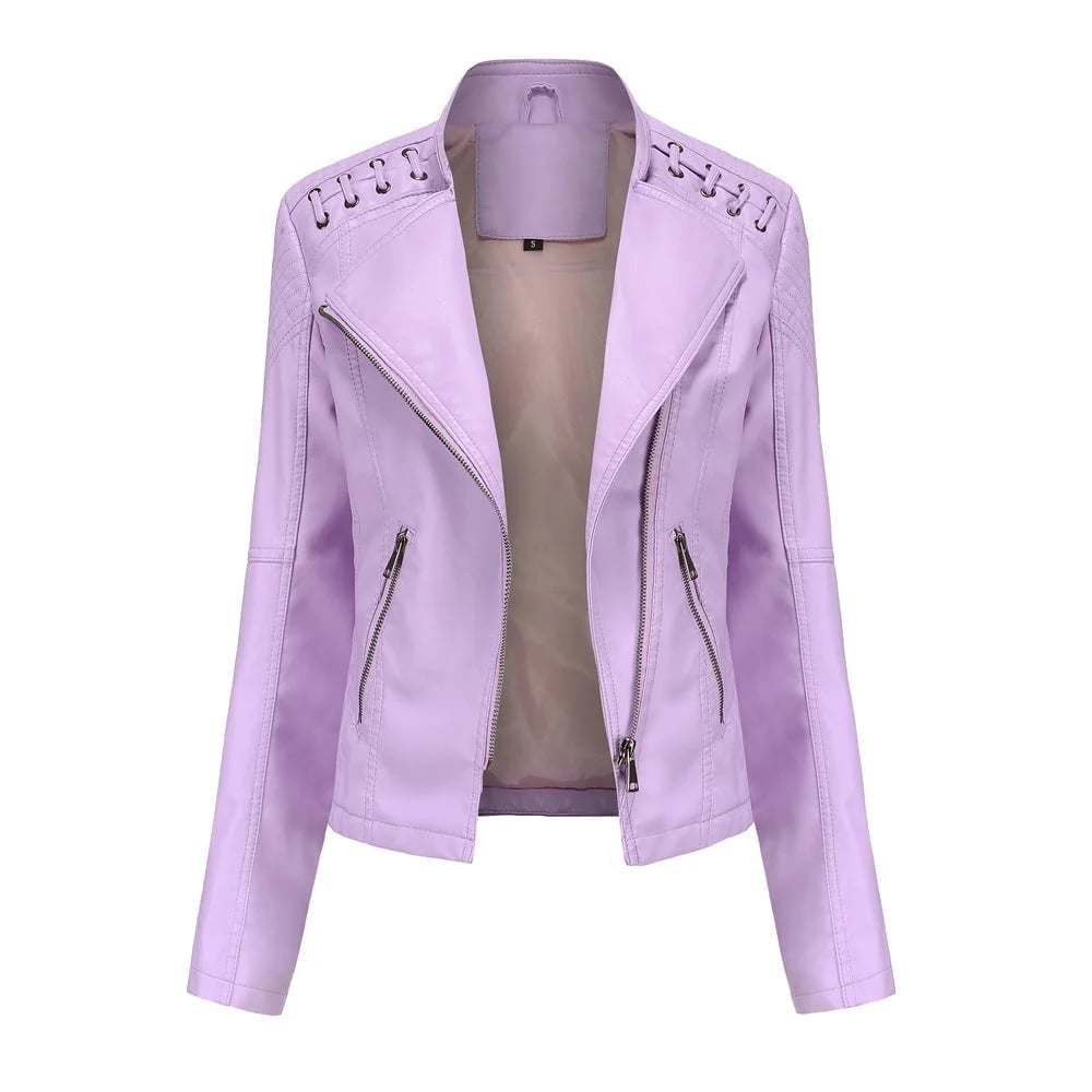 (🔥HOT SALE🔥) - Washed Leather Jacket