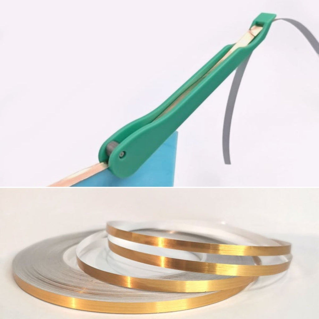 Hand foiler 7/32" for stained glass copper foiling tool
