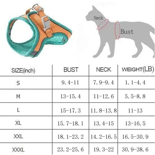 ⚡⚡Luminous Cat Vest Harness and Leash Set