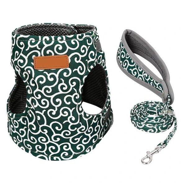 🔥Cat Dogs Vest Harness and Leash Anti-break Away Chest Strap Cat Clothes